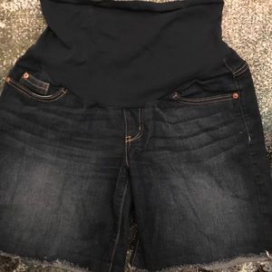 Maternity “cutoff” shorts